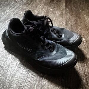 Nnormal Tomir Trail Running Shoes Men 9 Black Vibram Megagrip N2TR02-005